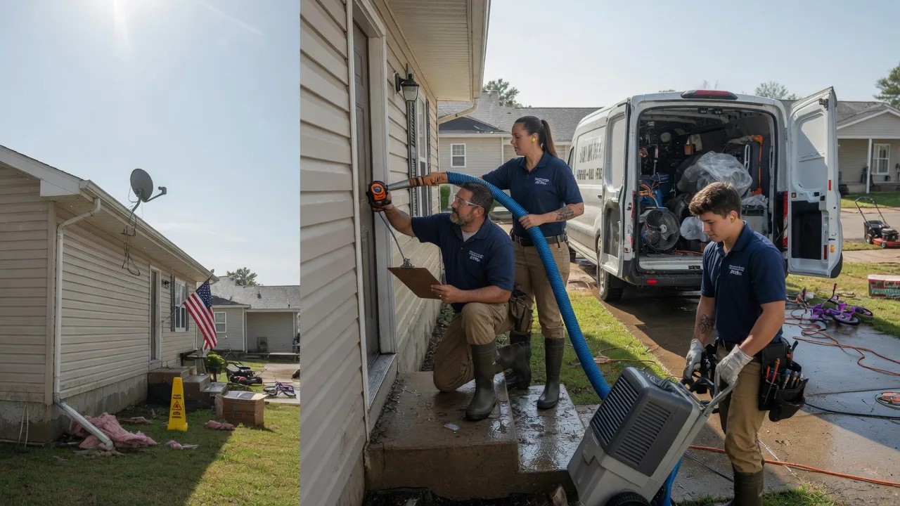 Ceiling Water Damage Restoration in Dixon, IA near me